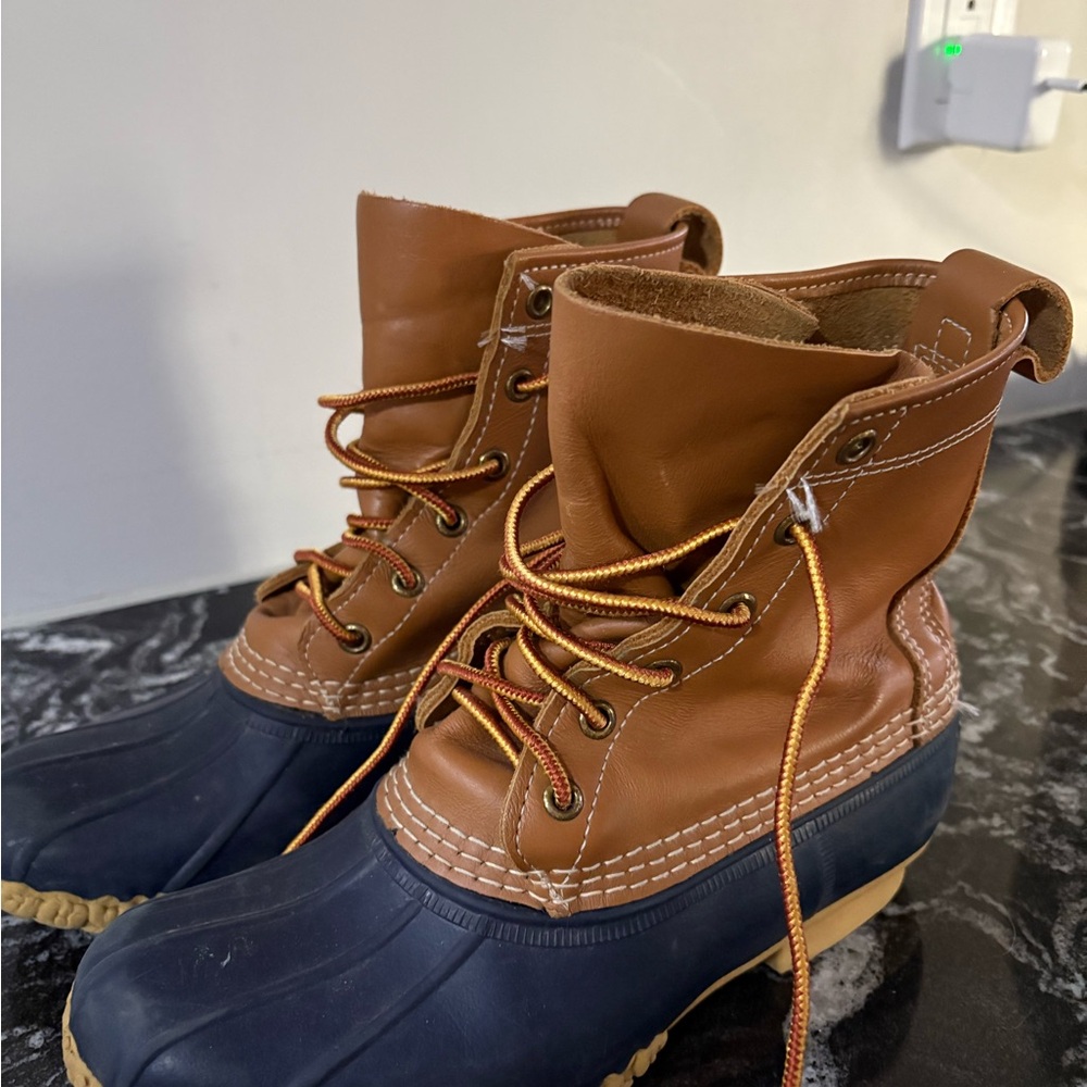 LLBean Two-Tone Duck Boots